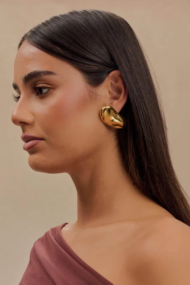 Jewellery Women Meshki Alicia Horizontal Earrings 8211 Gold