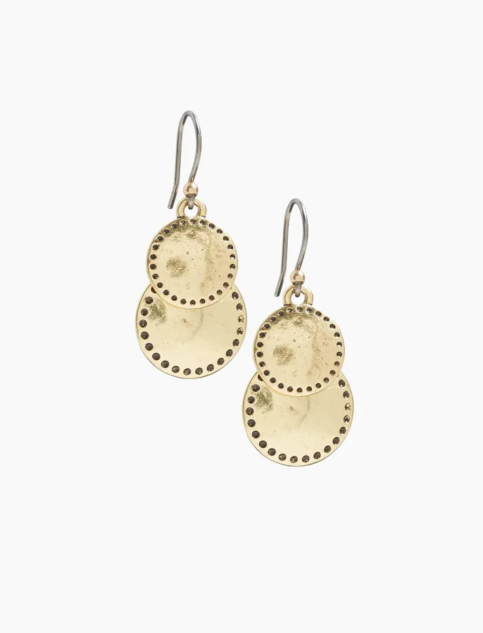 Jewelry Lucky Brand Women Double Drop Earrings Gold