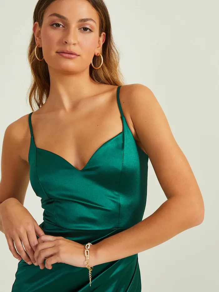 Jolie Satin Maxi Dress Hunter Women Altar039d State Maxi Midi