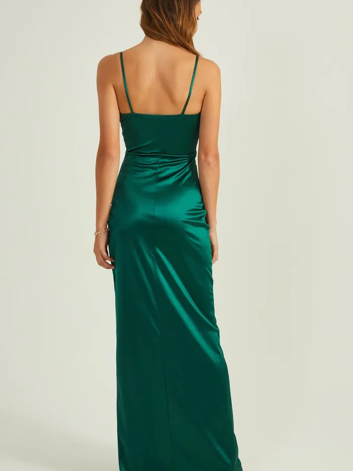 Jolie Satin Maxi Dress Hunter Women Altar039d State Maxi Midi