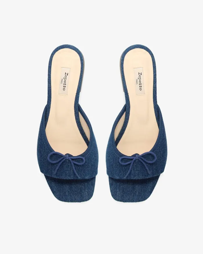 Jordana Mules Classic Blue Women Repetto Sandals and Mules Jordana Mules Classic Blue Women Repetto Sandals and Mules