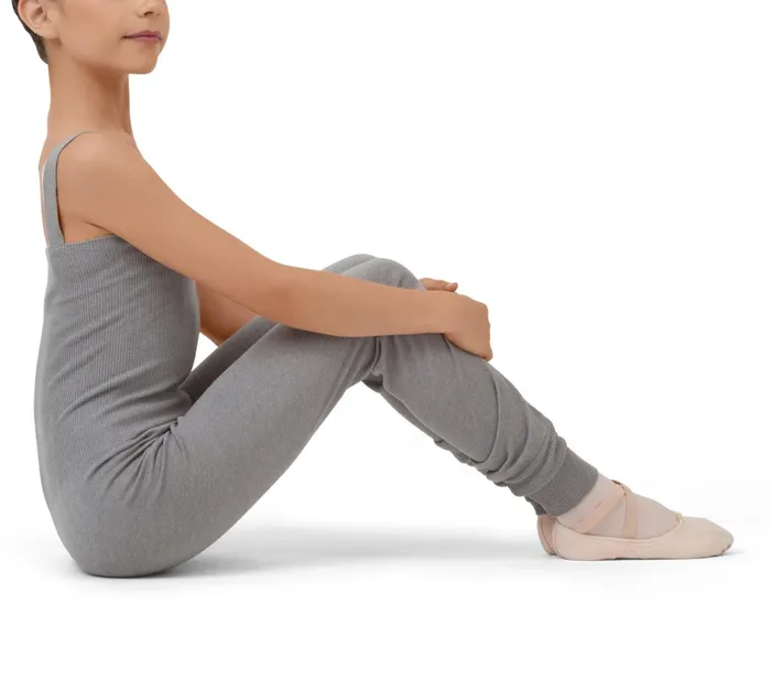 Jumpsuit With Large Straps Mouse Grey Kids Repetto Jazz and Modern Dance Jumpsuit With Large Straps Mouse Grey Kids Repetto Jazz and Modern Dance