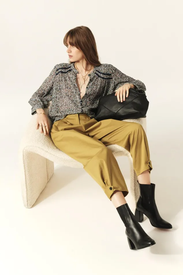Kelani Shirt Kelani Red Women Baandsh Tops and Shirts