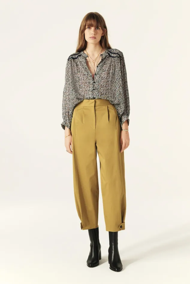 Kelani Shirt Kelani Red Women Baandsh Tops and Shirts