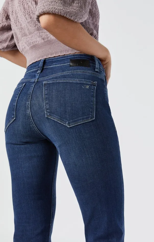 Kendra High Rise Straight Leg In Dark Blue Supersoft Women Mavi Jeans Denim