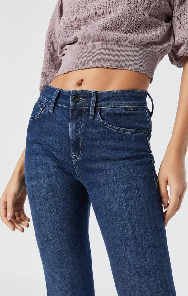 Kendra High Rise Straight Leg In Dark Blue Supersoft Women Mavi Jeans Denim