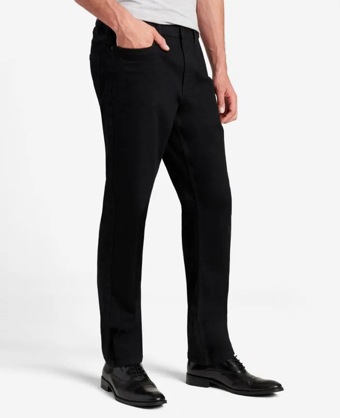 Kenneth Cole AthleticFit Recycled Stretch Denim Jeans Watts 8211 Black Men Denim