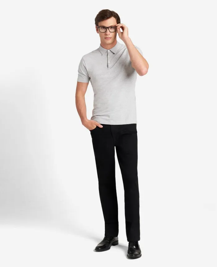 Kenneth Cole AthleticFit Recycled Stretch Denim Jeans Watts 8211 Black Men Denim Kenneth Cole AthleticFit Recycled Stretch Denim Jeans Watts 8211 Black Men Denim
