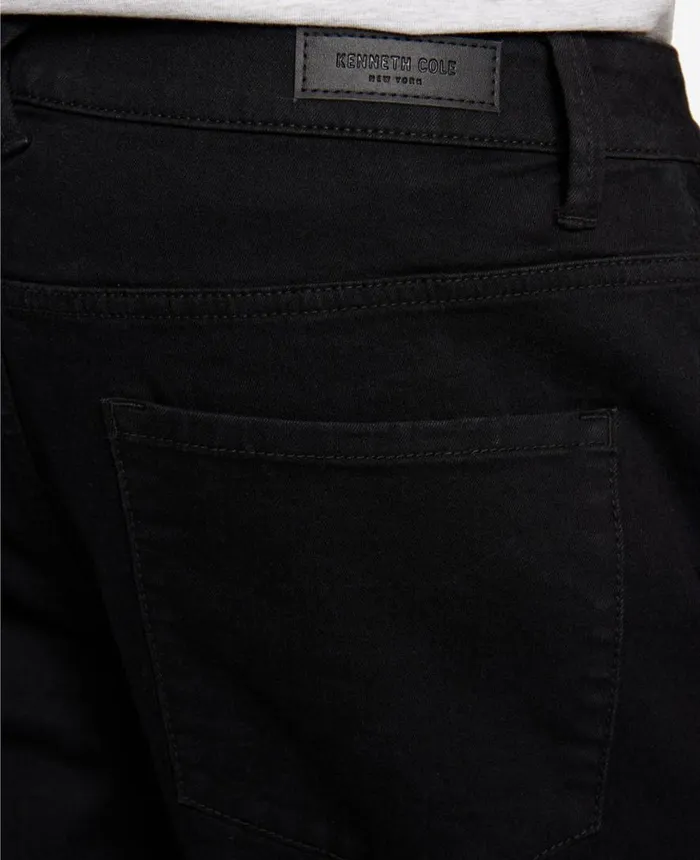 Kenneth Cole AthleticFit Recycled Stretch Denim Jeans Watts 8211 Black Men Denim Kenneth Cole AthleticFit Recycled Stretch Denim Jeans Watts 8211 Black Men Denim