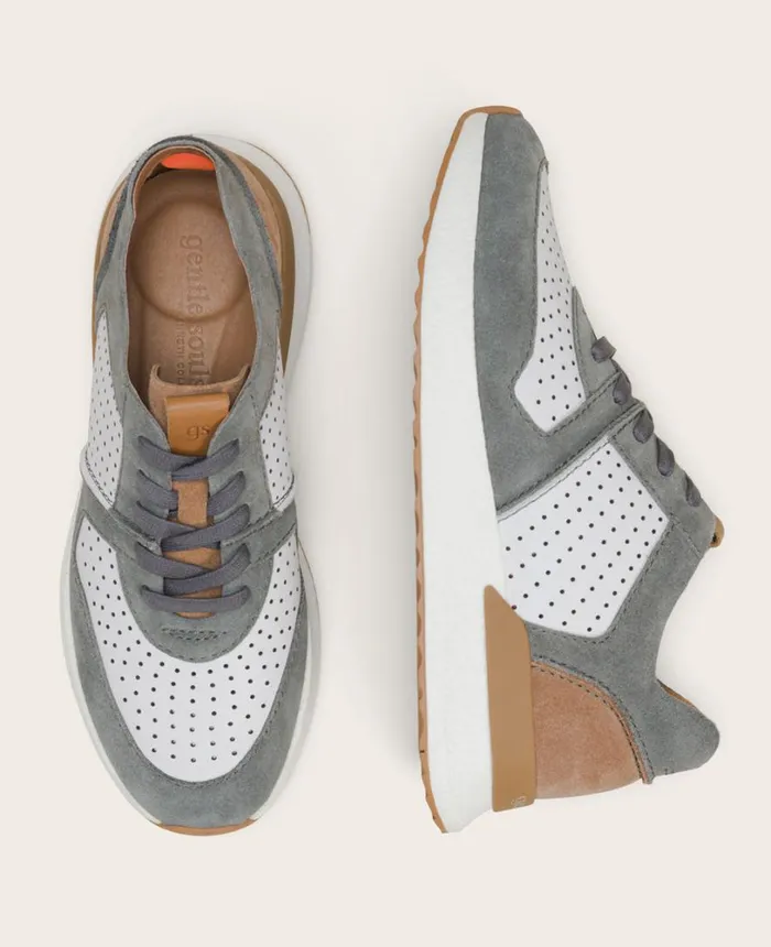 Kenneth Cole GENTLE SOULS Laurence Jogger Sneaker Light Grey Multi Men Sneakers Kenneth Cole GENTLE SOULS Laurence Jogger Sneaker Light Grey Multi Men Sneakers