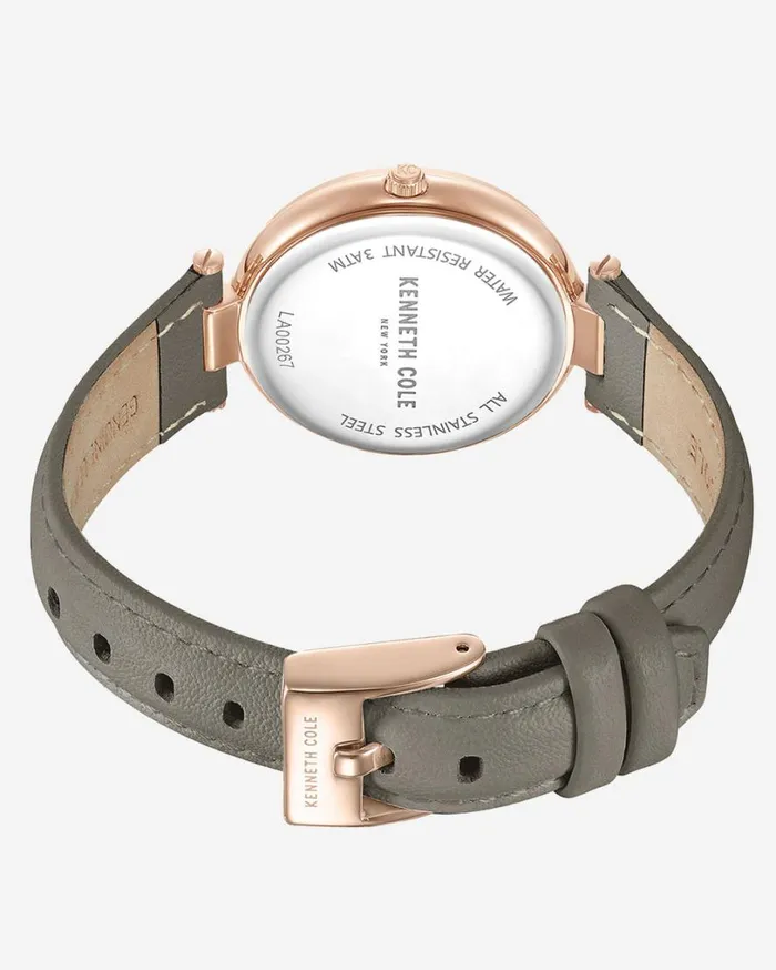 Kenneth Cole Modern Classic Strap Watch Grey Women Womens Watches Kenneth Cole Modern Classic Strap Watch Grey Women Womens Watches