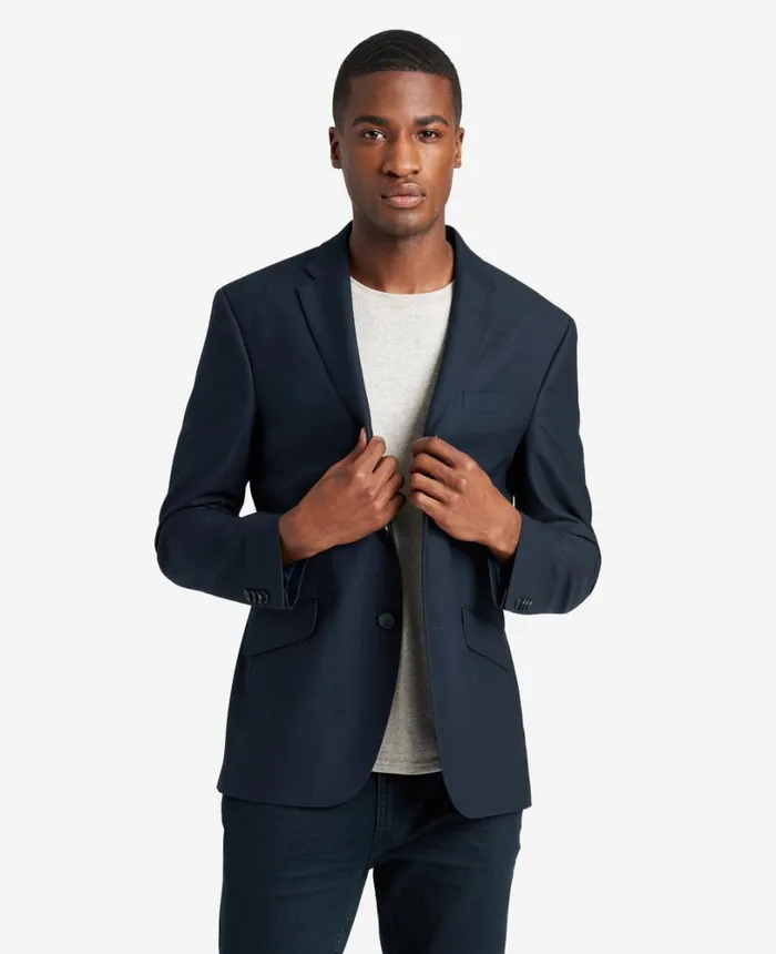 Kenneth Cole Ready Flex Suit Separate Jacket Navy Men Suits and Suit Separates Kenneth Cole Ready Flex Suit Separate Jacket Navy Men Suits and Suit Separates
