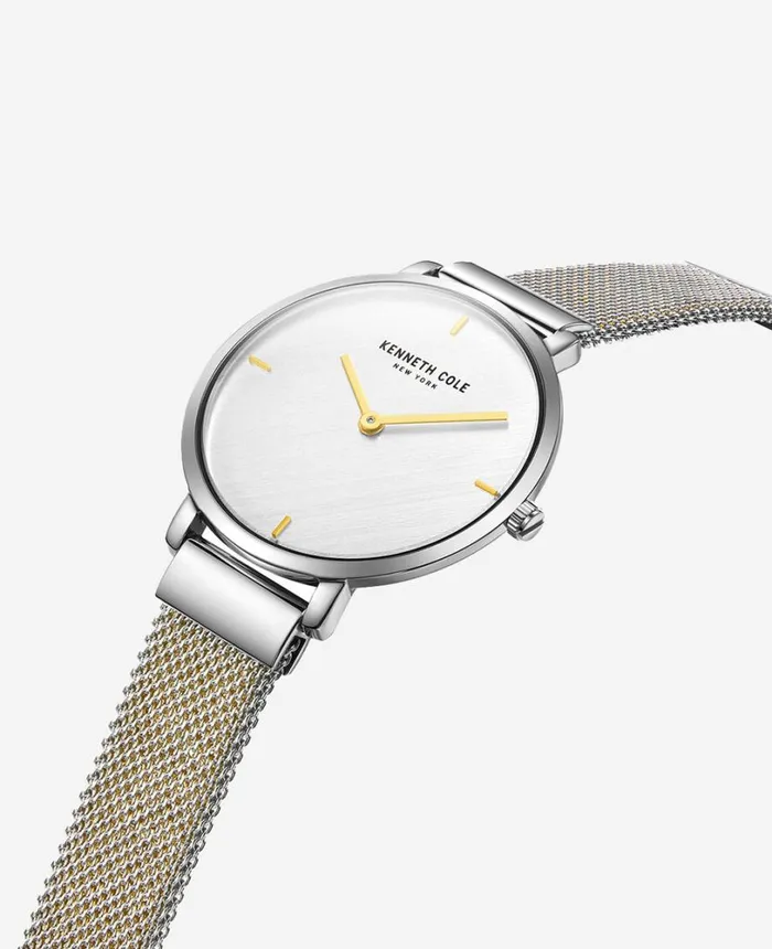 Kenneth Cole Slim Water Resistant Mesh Stainless Steel Bracelet Watch Metallic Women Womens Watches Kenneth Cole Slim Water Resistant Mesh Stainless Steel Bracelet Watch Metallic Women Womens Watches