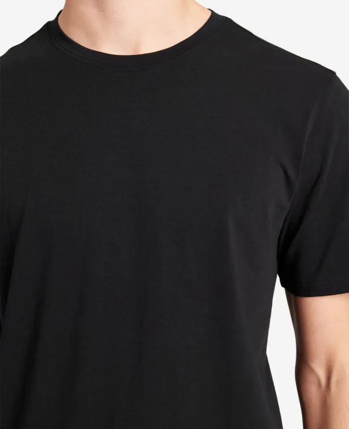 Kenneth Cole The Performance Crew Neck Tshirt Black Men Polos and TShirts