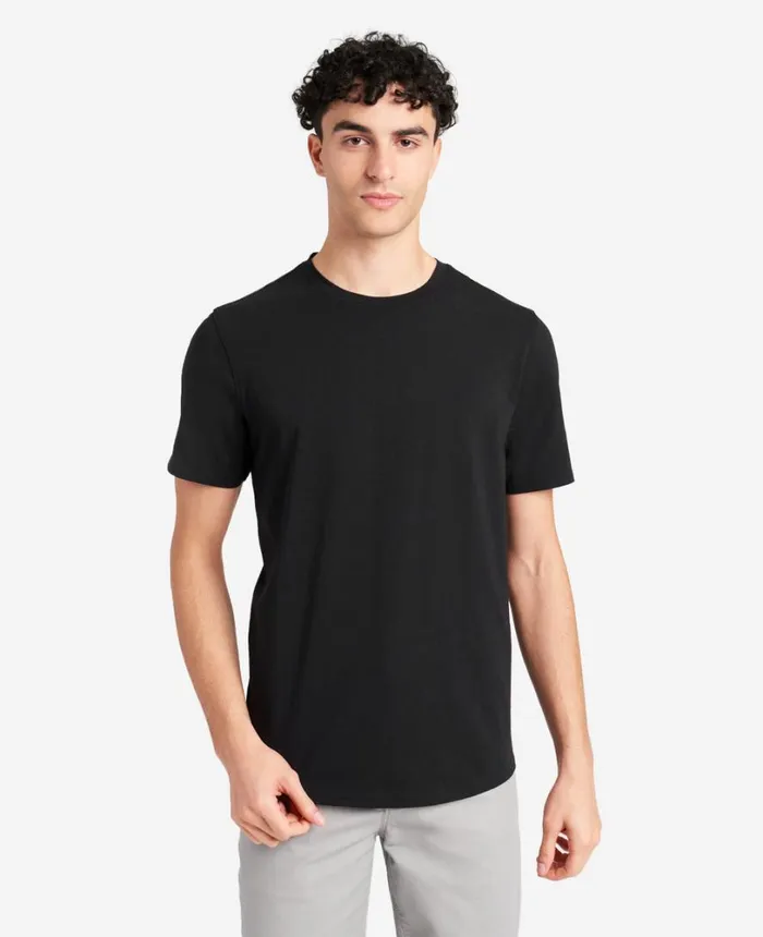 Kenneth Cole The Performance Crew Neck Tshirt Black Men Polos and TShirts