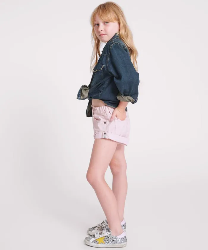 Kids BLUSH KIDS BANDIT SHORTS One Teaspoon Kids Kids BLUSH KIDS BANDIT SHORTS One Teaspoon Kids