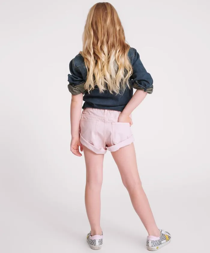 Kids BLUSH KIDS BANDIT SHORTS One Teaspoon Kids Kids BLUSH KIDS BANDIT SHORTS One Teaspoon Kids