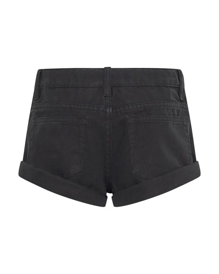 Kids KIDS BLACK PUNK BANDITS HIGH WAIST DENIM SHORTS One Teaspoon Kids Kids KIDS BLACK PUNK BANDITS HIGH WAIST DENIM SHORTS One Teaspoon Kids