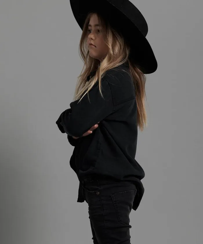 Kids KIDS FOX BLACK ORGINAL LIBERTY SHIRT One Teaspoon Kids Kids KIDS FOX BLACK ORGINAL LIBERTY SHIRT One Teaspoon Kids