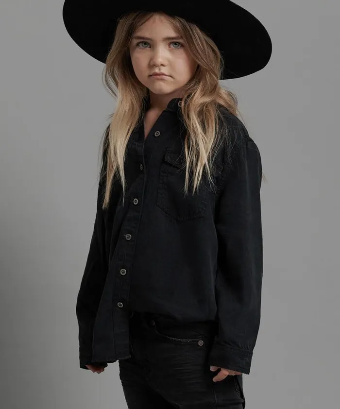 Kids KIDS FOX BLACK ORGINAL LIBERTY SHIRT One Teaspoon Kids Kids KIDS FOX BLACK ORGINAL LIBERTY SHIRT One Teaspoon Kids