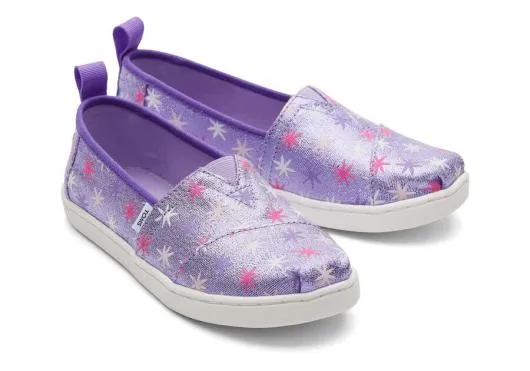 Kids KidsYouth Alpargata Purple Stars Kids Shoe Orchid TOMS Alpargatas