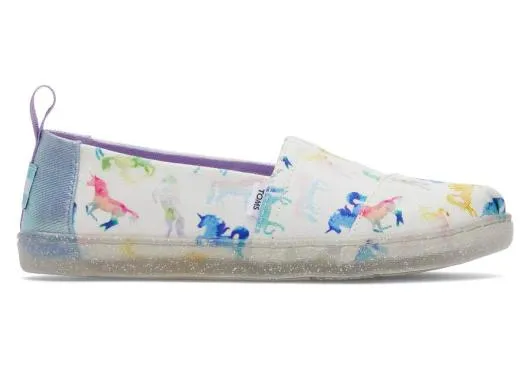 Kids KidsYouth Alpargata Watercolor Unicorns Kids Shoe White Watercolor TOMS Alpargatas Kids KidsYouth Alpargata Watercolor Unicorns Kids Shoe White Watercolor TOMS Alpargatas