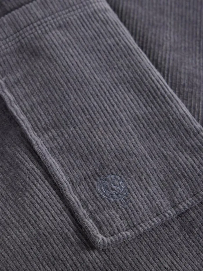 Kids Trousers White Stuff Cord Cargo Trouser Charcoal Grey