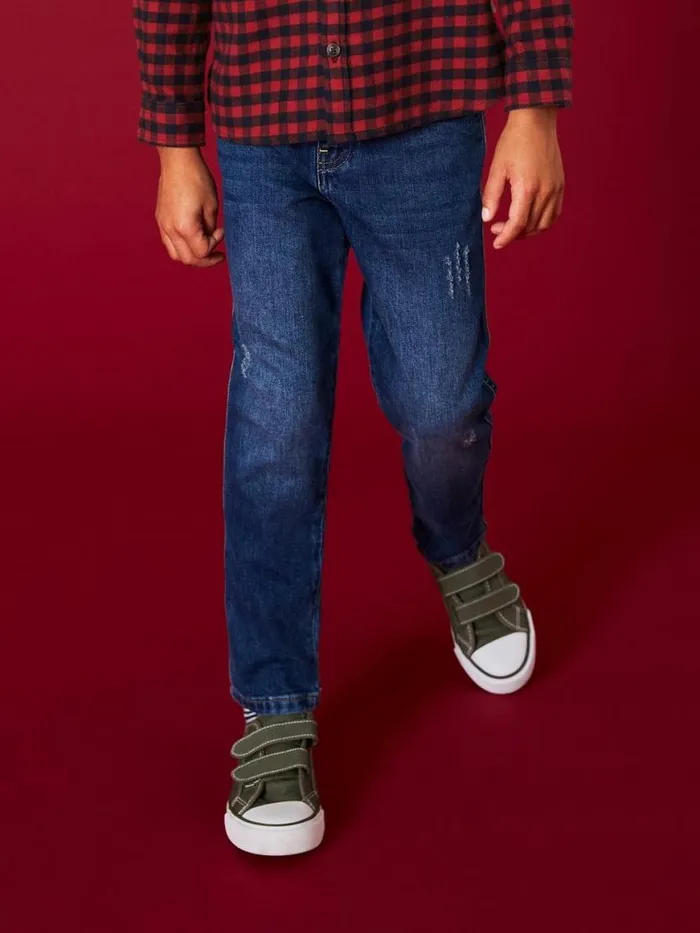 Kids Trousers White Stuff River Rib Repair Jean Deep Blue Kids Trousers White Stuff River Rib Repair Jean Deep Blue