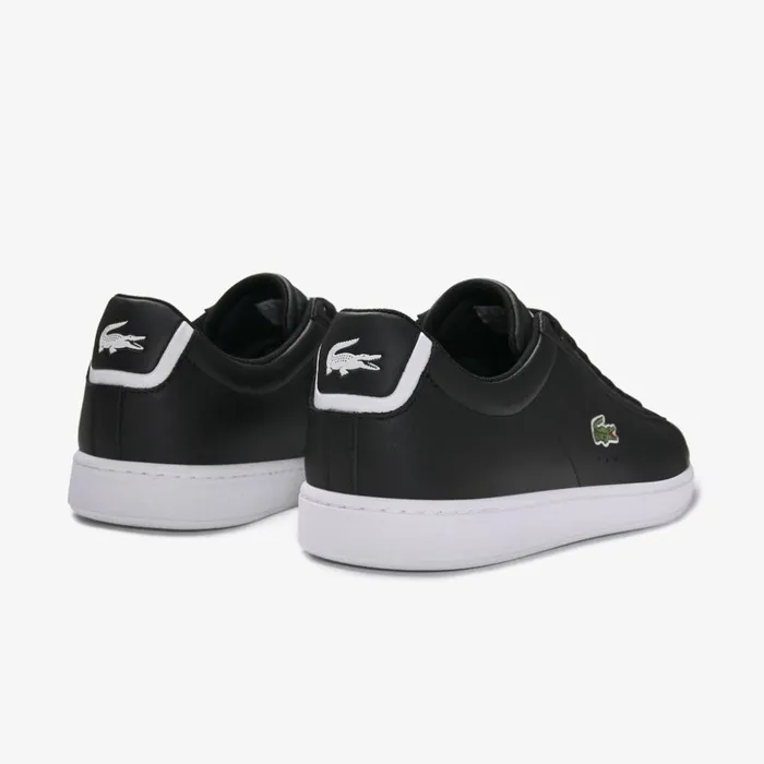 Lacoste Carnaby Evo Leather Sneakers Blk Mens Sneakers Cheap On Sale