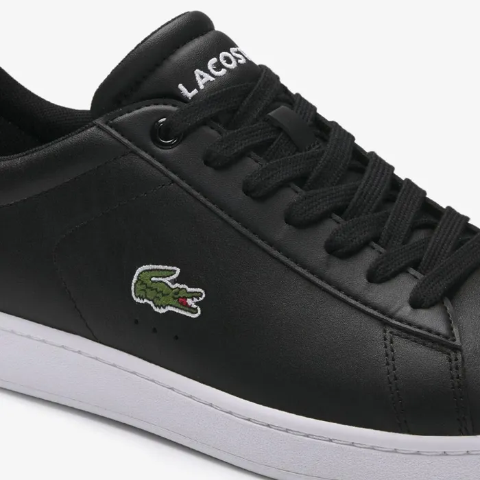 Lacoste Carnaby Evo Leather Sneakers Blk Mens Sneakers Cheap On Sale