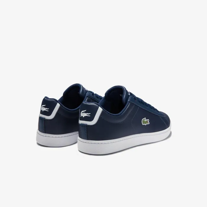 Lacoste Carnaby Evo Meshlined Leather Sneakers Nvy Womens Sneakers Casaul