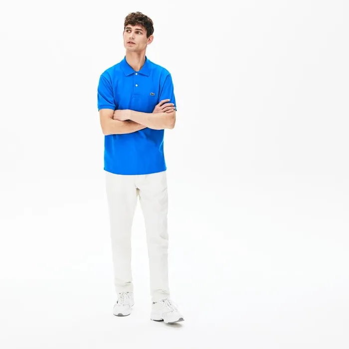 Lacoste L1212 Polo Blue Mens The Original Polo Gift for Friend