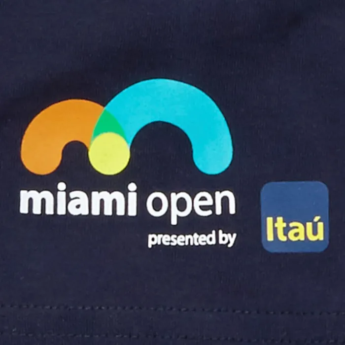 Lacoste SPORT Miami Open Crew Neck Graphic Tee Navy Blue Mens TShirts Christmas