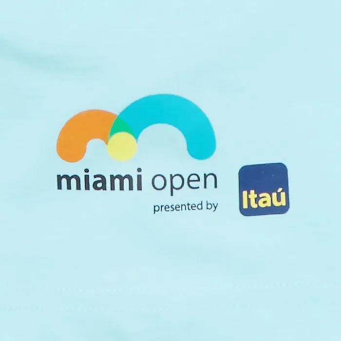 Lacoste SPORT Miami Open Crew Neck Graphic Tee Turquoise Mens TShirts For Sale