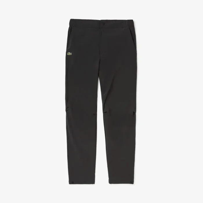 Lacoste SPORT Stretch Track Pants BlackWhite Mens Tracksuits Gift 4 You