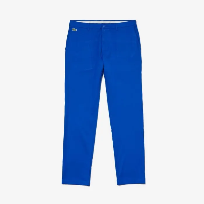 Lacoste SPORT Technical Gabardine Golf Chino Pants Blue Mens Pants and Shorts Popular