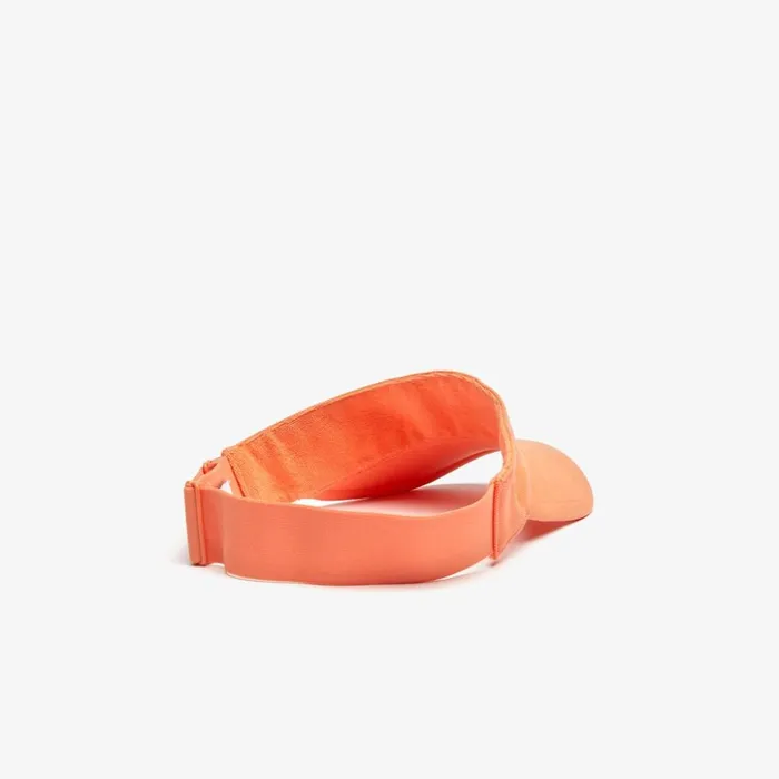 Lacoste SPORT Tennis Visor Orange Mens Caps and Hats On Sale