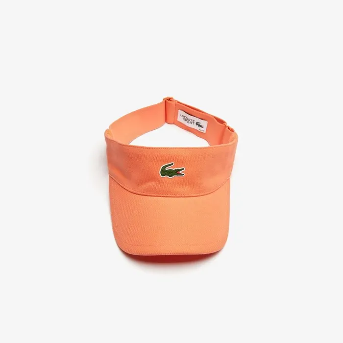 Lacoste SPORT Tennis Visor Orange Mens Caps and Hats On Sale