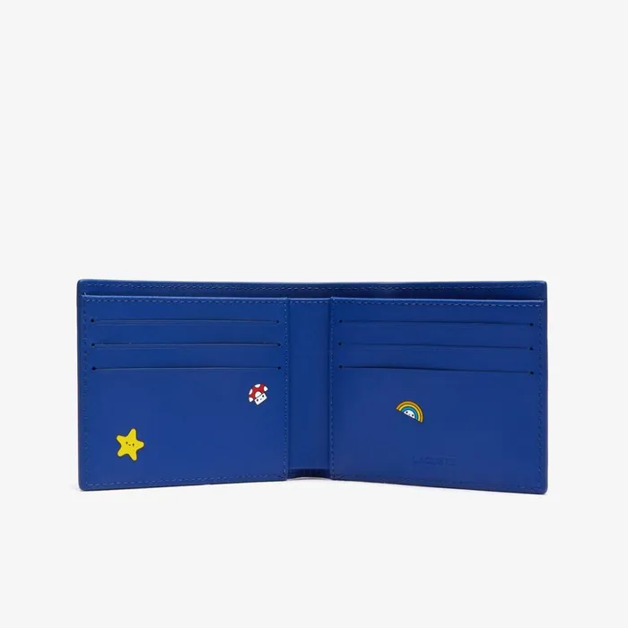 Lacoste x FriendsWithYou Fun Printed Leather Wallet Petit Nuage Mens Small Leather Goods Online