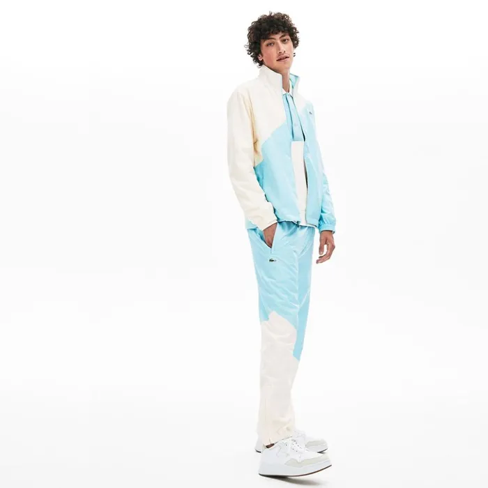 Lacoste x GOLF le FLEUR Track Pants WhiteLight Blue Womens Pants and Shorts Online