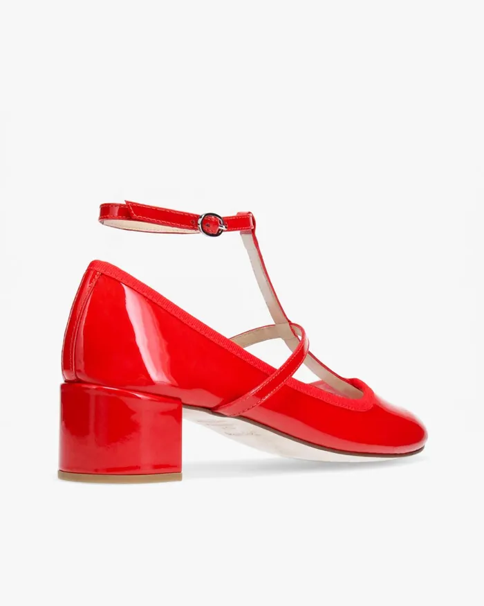 Laetitia Mary Janes Lolita Red Women Repetto Pumps and Heels