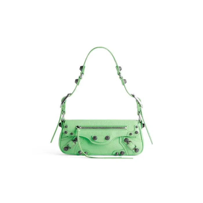 Le Cagole Xs Sling Bag In Light Green Women Balenciaga Shoulder Bags