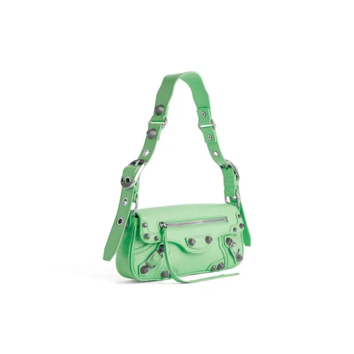 Le Cagole Xs Sling Bag In Light Green Women Balenciaga Shoulder Bags