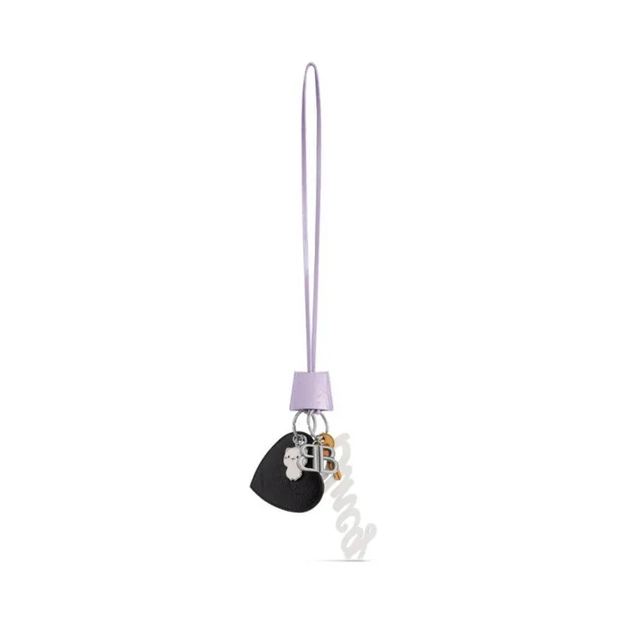 Le City Charm Heart In Light Purpleblack Women Balenciaga Phone Accessories and Keyrings