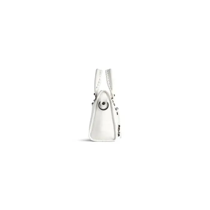 Le City Small Bag In White Women Balenciaga Handbags