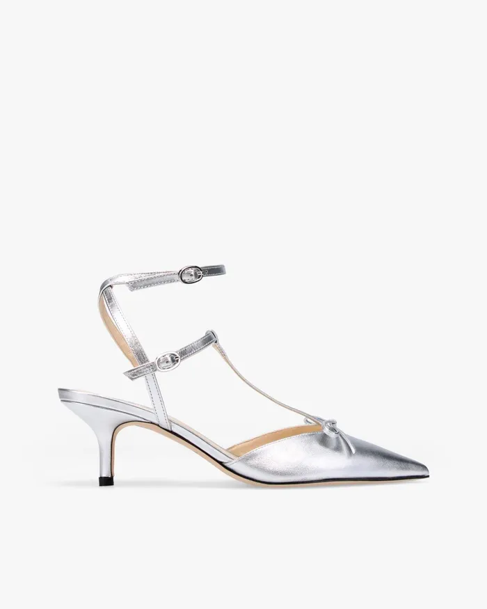 Leia Pumps Silver Women Repetto Pumps and Heels