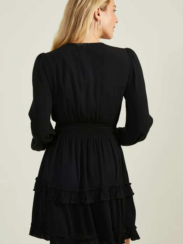 Lexley Ruffle Dress Black Women Altar039d State Casual