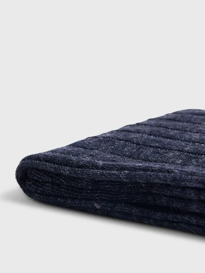 Linen Mlange Sock Charcoal Men Paul Stuart Socks