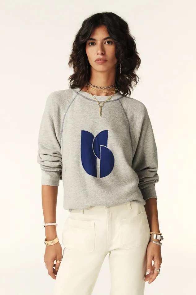 LongSleeve Sweatshirt Bart Gray Women Baandsh Sweatshirts