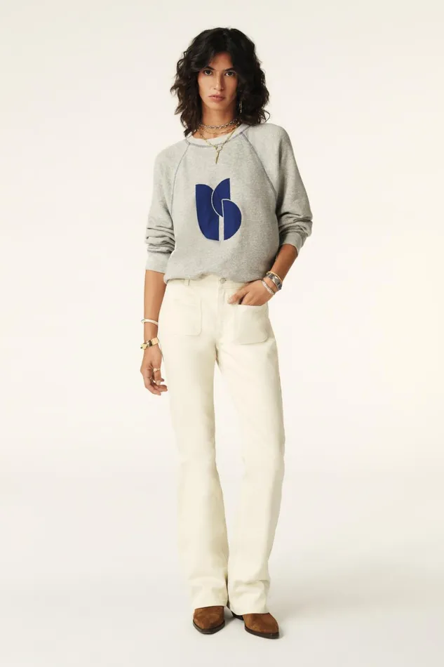 LongSleeve Sweatshirt Bart Gray Women Baandsh Sweatshirts